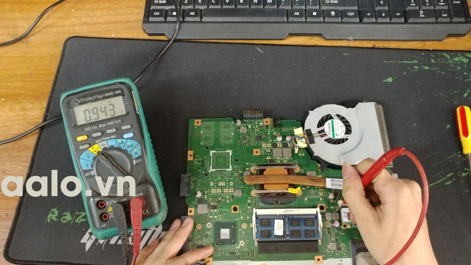 Sửa Laptop Asus K56 K46 4 cell mất nguồn-aalo.vn