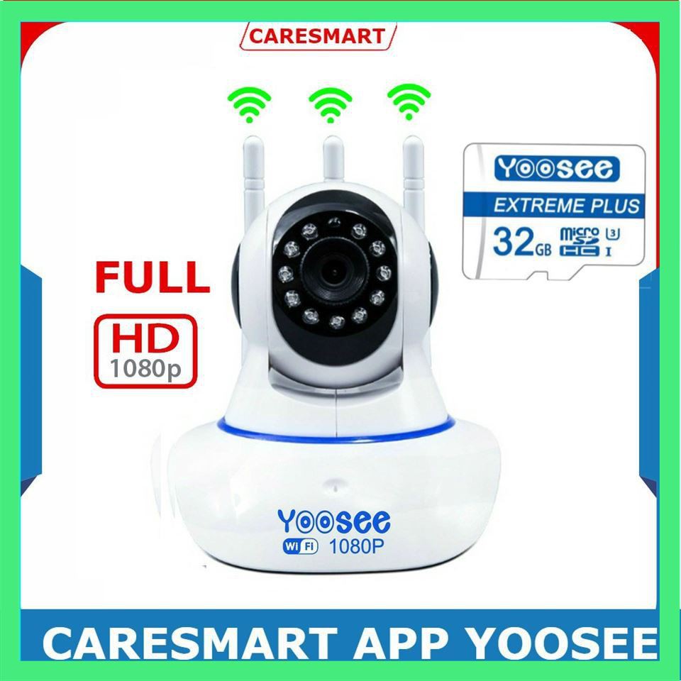 [Combo Camera kèm thẻ] Camera IP app yoosee 1080P + thẻ nhớ 32Gb - aalo.vn