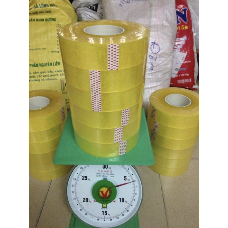 COMBO 6 Cuộn băng dính 6kg (lõi nhựa) - aalo.vn