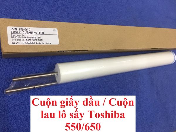 Cuộn giấy dầu Cuộn lau lô sấy Toshiba 550 650 Cuộn giấy dầu ricoh 2060