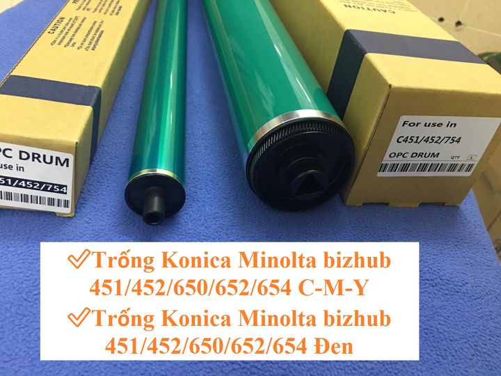 Trống Konica Minolta bizhub 451452650652654 Đen, Màu