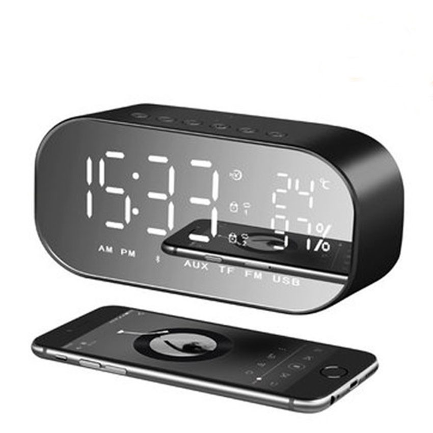 Loa Bluetooth Kiêm Đồng Hồ Báo Thức Yayusi S2-aalo.vn