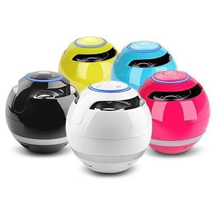 Loa Mini Trứng Bluetooth 360 Di Động Quả Cầu Tròn Hỗ Trợ Cắm Thẻ Nhớ Độc Đáo-aalo.vn