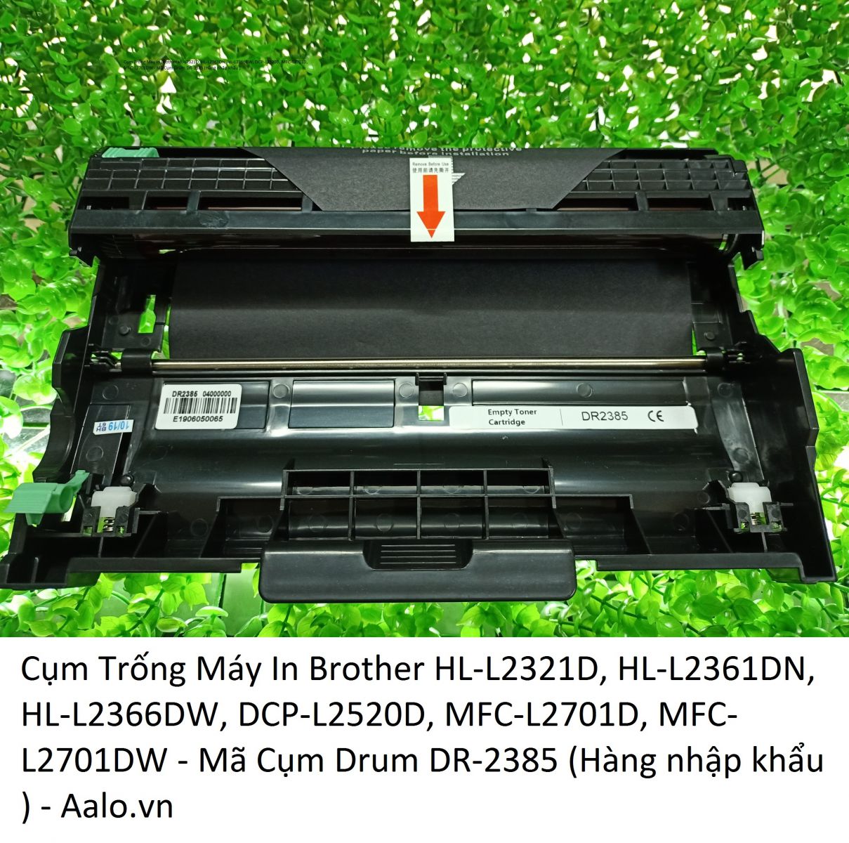 Cụm Trống Máy In Brother HL-L2321D, HL-L2361DN, HL-L2366DW, DCP-L2520D, MFC-L2701D, MFC-L2701DW - Mã Cụm Drum DR-2385 (Hàng nhập khẩu ) - Aalo.vn