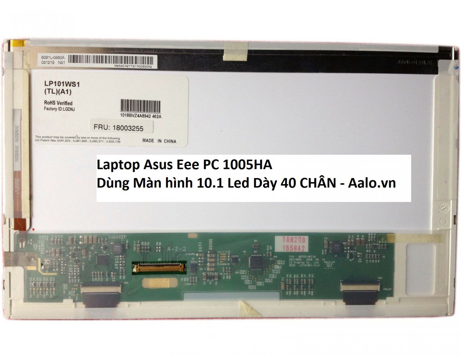 Màn hình Laptop Asus Eee PC 1005HA - Aalo.vn