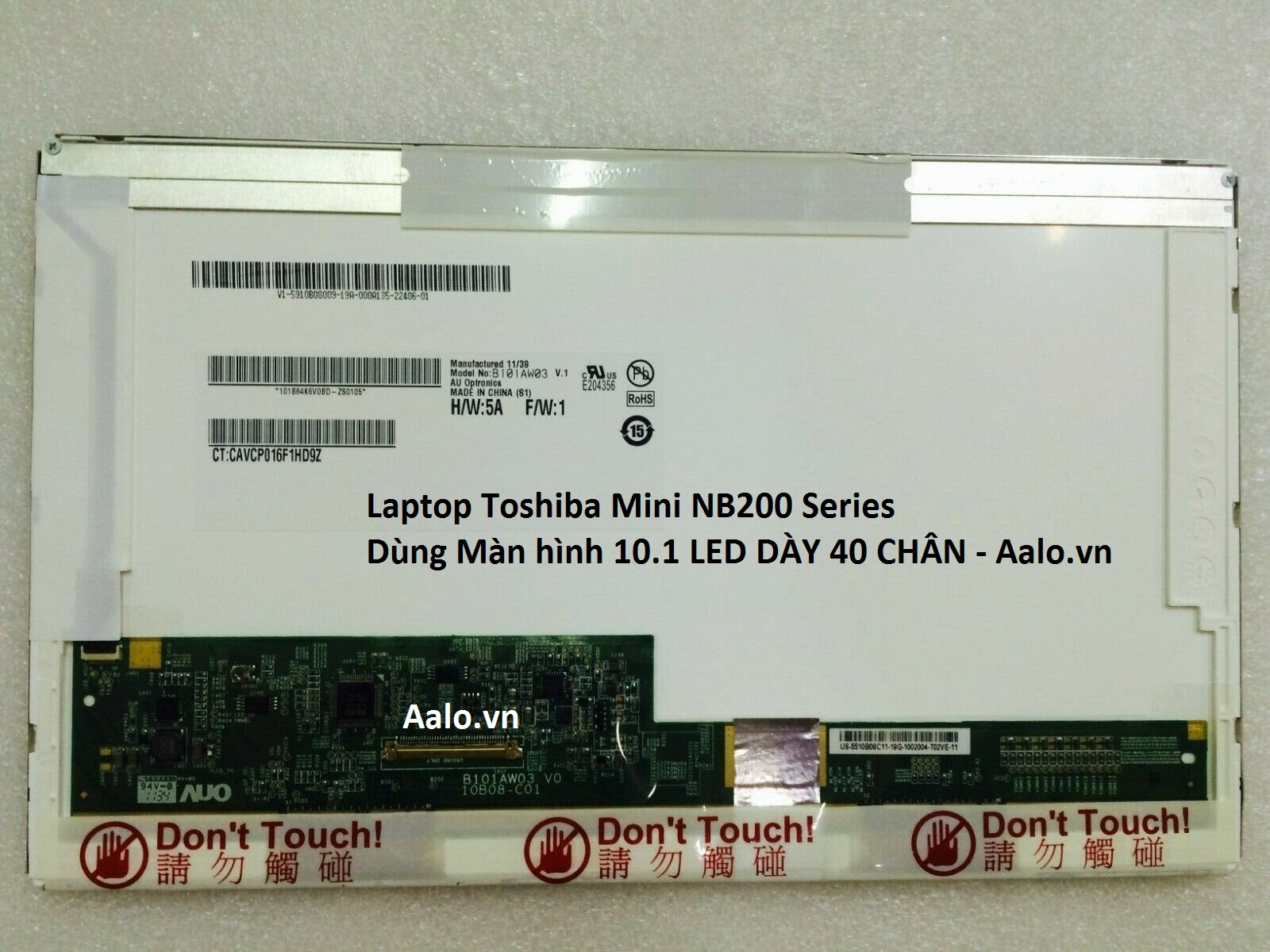Màn hình Laptop Toshiba Mini NB200 Series - Aalo.vn