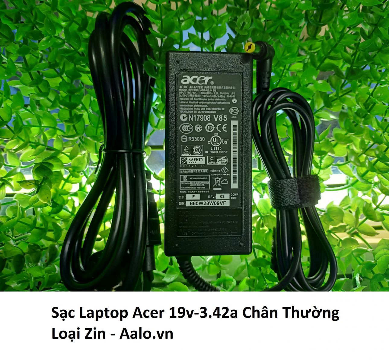 Sạc Laptop Acer 19v-3.42a Chân Thường Loại Zin