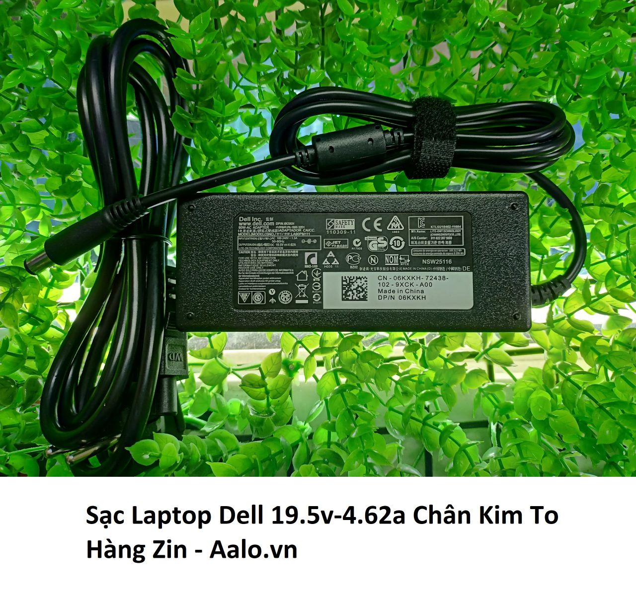 Sạc Laptop Dell 19.5v-4.62a Chân Kim To Hàng Zin