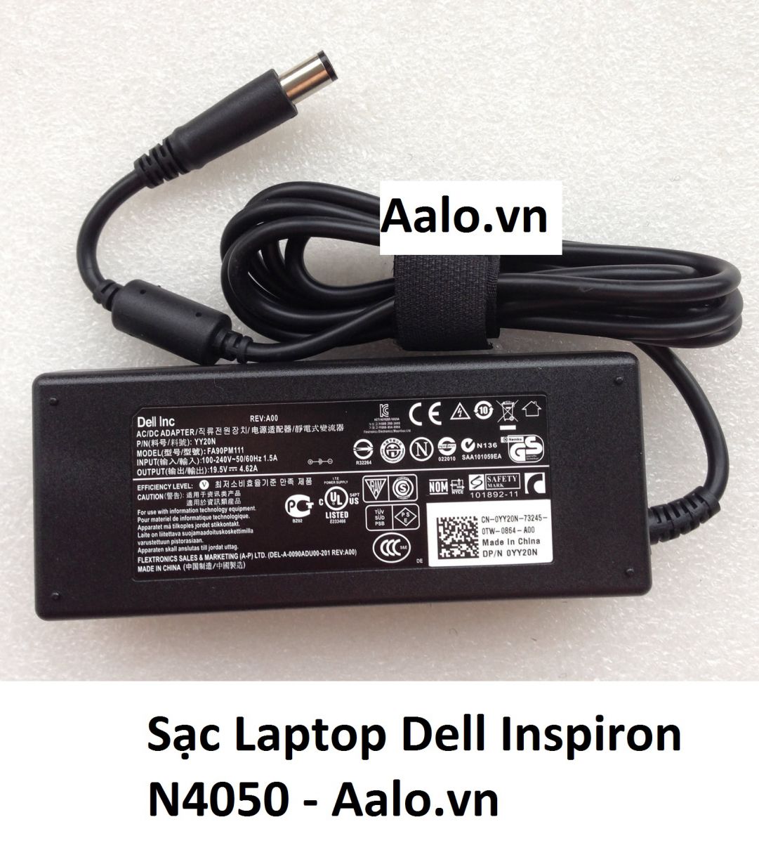 Sạc Laptop Dell Inspiron N4050 - Aalo.vn
