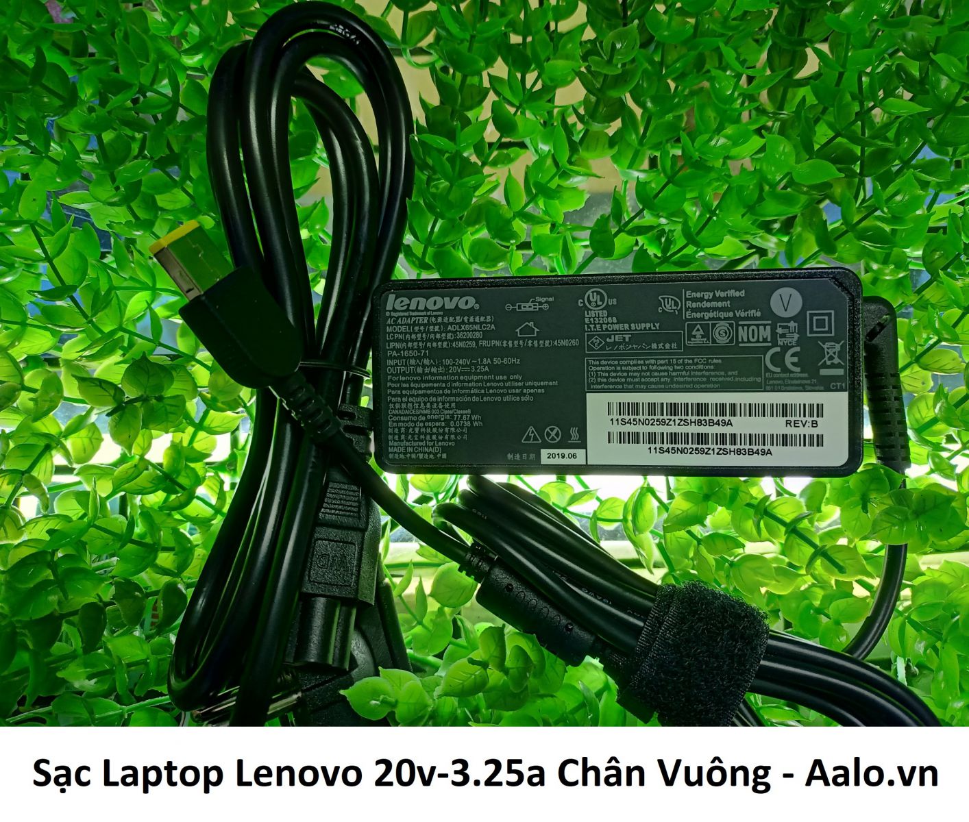 Sạc Laptop Lenovo 20v-3.25a Chân Vuông