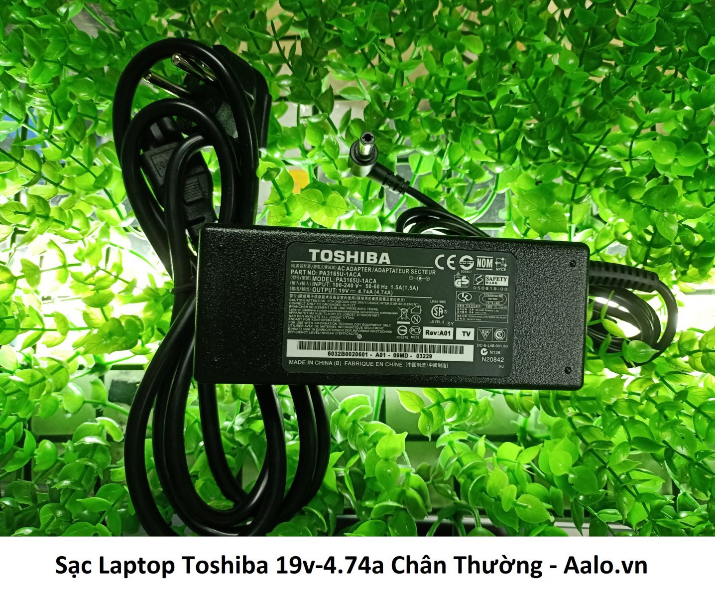 Sạc Laptop Toshiba 19v-4.74a Chân Thường - Aalo.vn