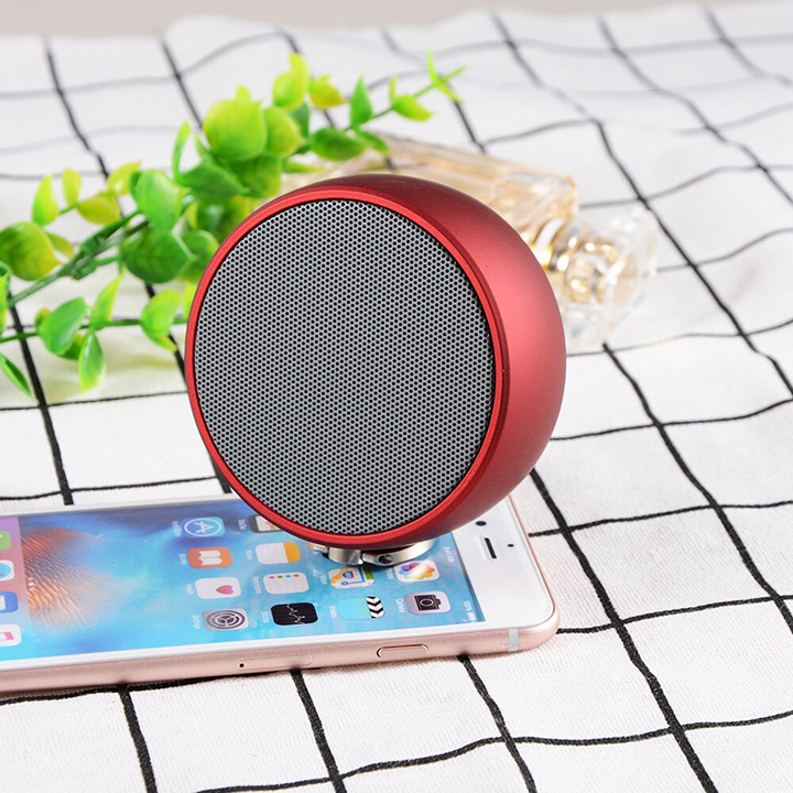 Loa Bluetooth Mini BS-02 Vỏ Kim Loại, Âm Thanh Hay, Có Móc Treo Tiện Lợi (Tặng kèm giá đỡ xem phim siêu tiện lợi) - aalo.vn