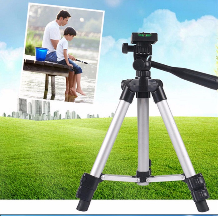 Bộ 1 Tripod TF-3110 kèm 1 Kẹp điện thoại và 1 Remote (Tặng Giá Đỡ Bạch Tuộc Đa Năng)