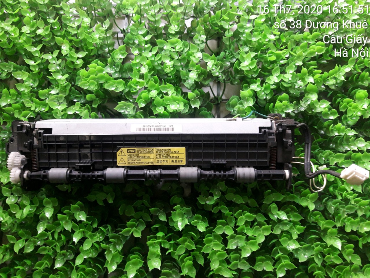 Cụm sấy máy in Laser Đen trắng SAMSUNG ML1660 - ML1666 - ML1866 - aalo.vn
