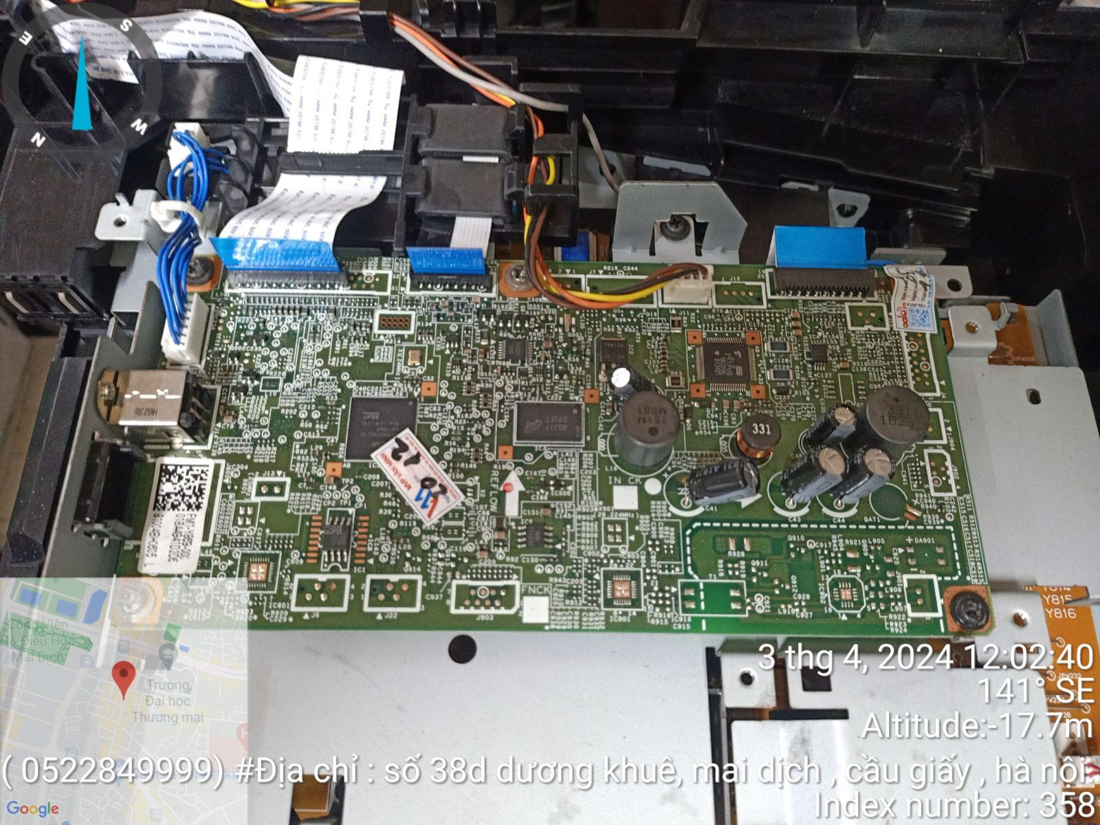 Các bước kiểm tra để sửa lỗi E202 - 0002 trên máy in laser đa năng.