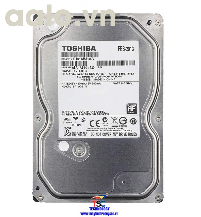 Ổ cứng Toshiba HDD 6TB | dùng cho máy tính bàn/ Camera