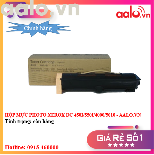 HỘP MỰC PHOTO XEROX DC 450I/550I/4000/5010 CHÍNH HÃNG - AALO.VN