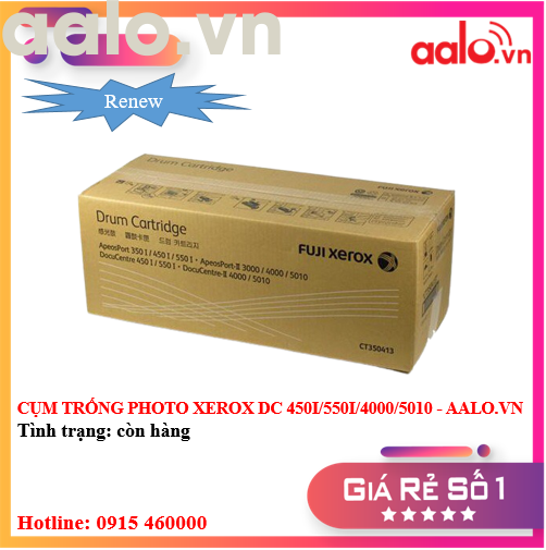 CỤM TRỐNG PHOTO XEROX DC 450I/550I/4000/5010 RENEW - AALO.VN
