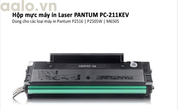 Hộp mực Pantum Toner cartridge PC- 211KEV (Dùng cho các dòng máy in Pantum P2516/ P2505W/ M6505) aalo.vn