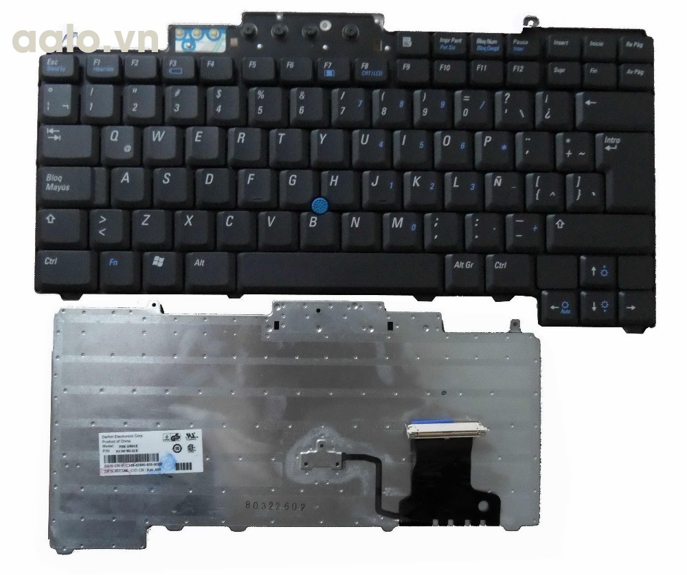 Bàn phím laptop Dell Latitude D620 - Keyboad Dell