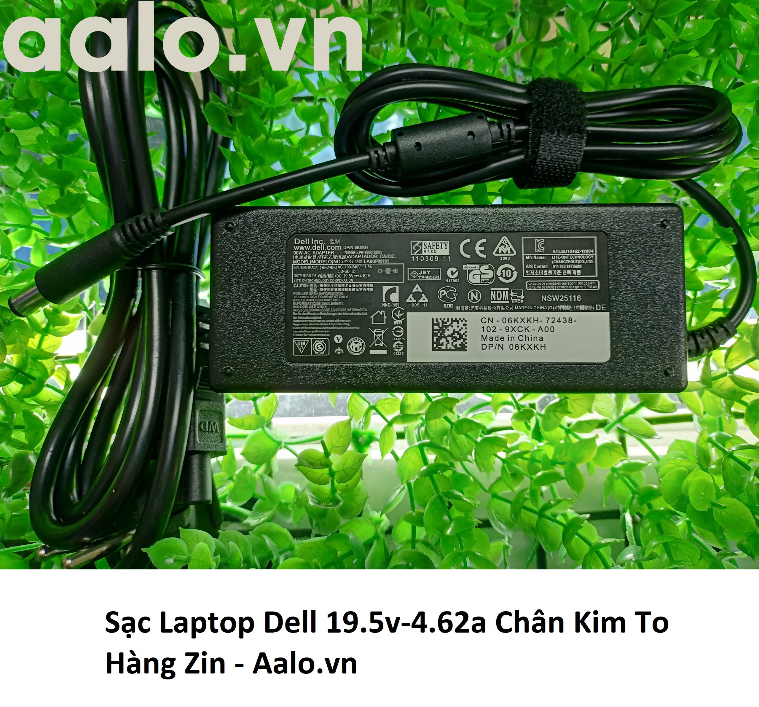 Sạc Laptop Dell 19.5v-4.62a Chân Kim To Hàng Zin