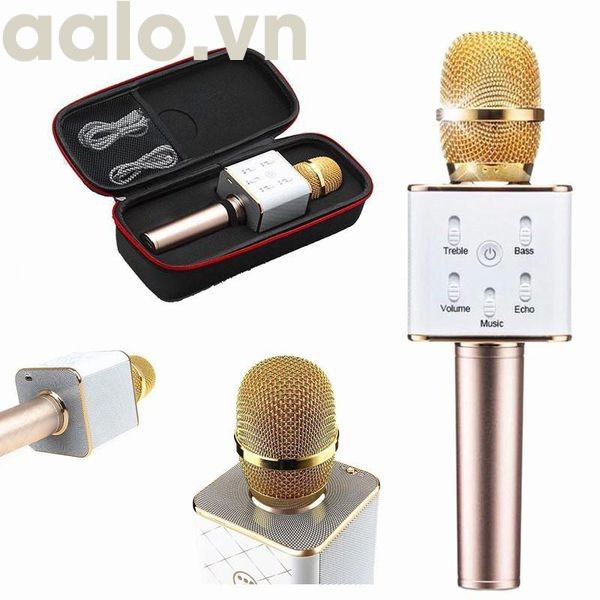 Micro Karaoke Bluetooth Q7 Âm Thanh Hay - aalo.vn