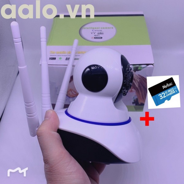 Combo camera 3 râu dùng phần mềm yousee tặng thẻ nhớ 32GB - aalo.vn
