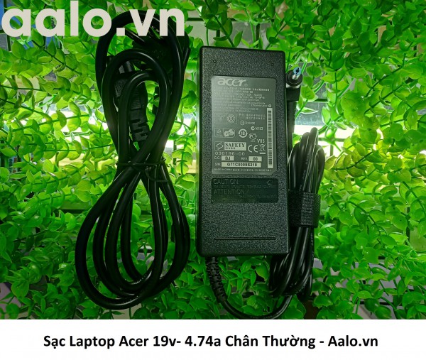 Sạc Laptop Acer 19v- 4.74a Chân Thường