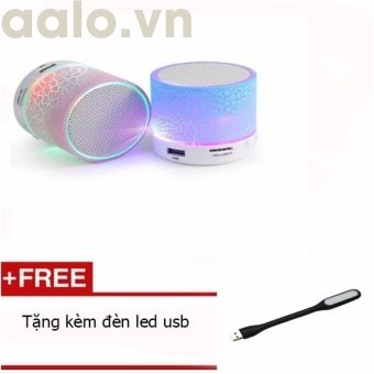 Combo 2 Loa Bluetooth có đèn led nháy theo nhạc ( tặng 1 đèn led USB xinh xắn) - aalo.vn