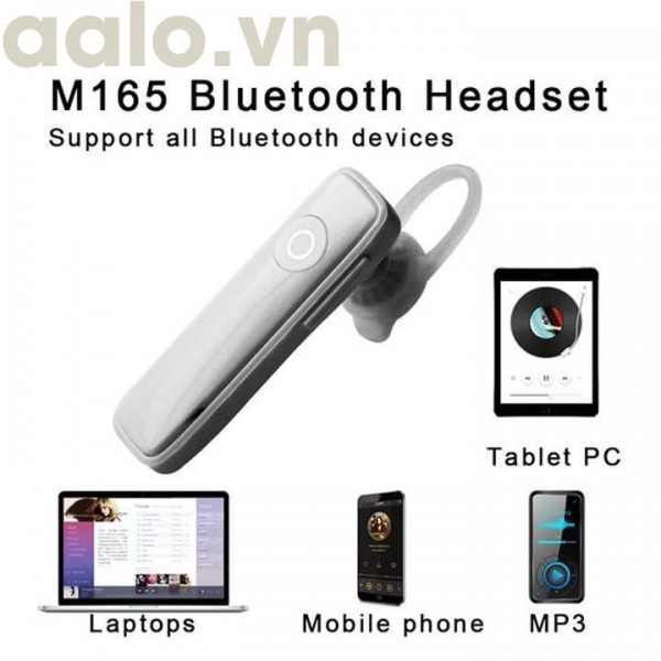 Tai Nghe Bluetooth Thông Minh Tích Hợp Mic M165 Thu Âm Và Truyền Tải Âm Thanh Tốt - aalo.vn