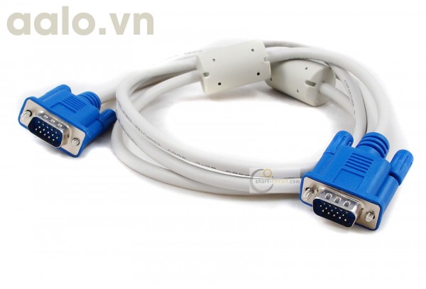 Cable Vga 1.5m trắng xịn