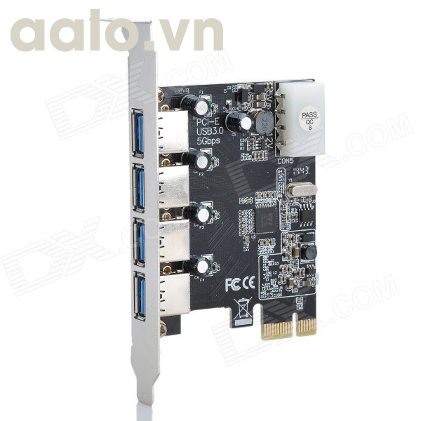 Card PCIEX - USB 4 port 3.0 ( chân nhỏ )