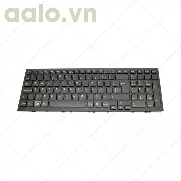 Bàn phím laptop SonyKEYBOARD LATIN SONY VPCEH3F1R/W BLACK FRAME BLACK - keyboard Sony