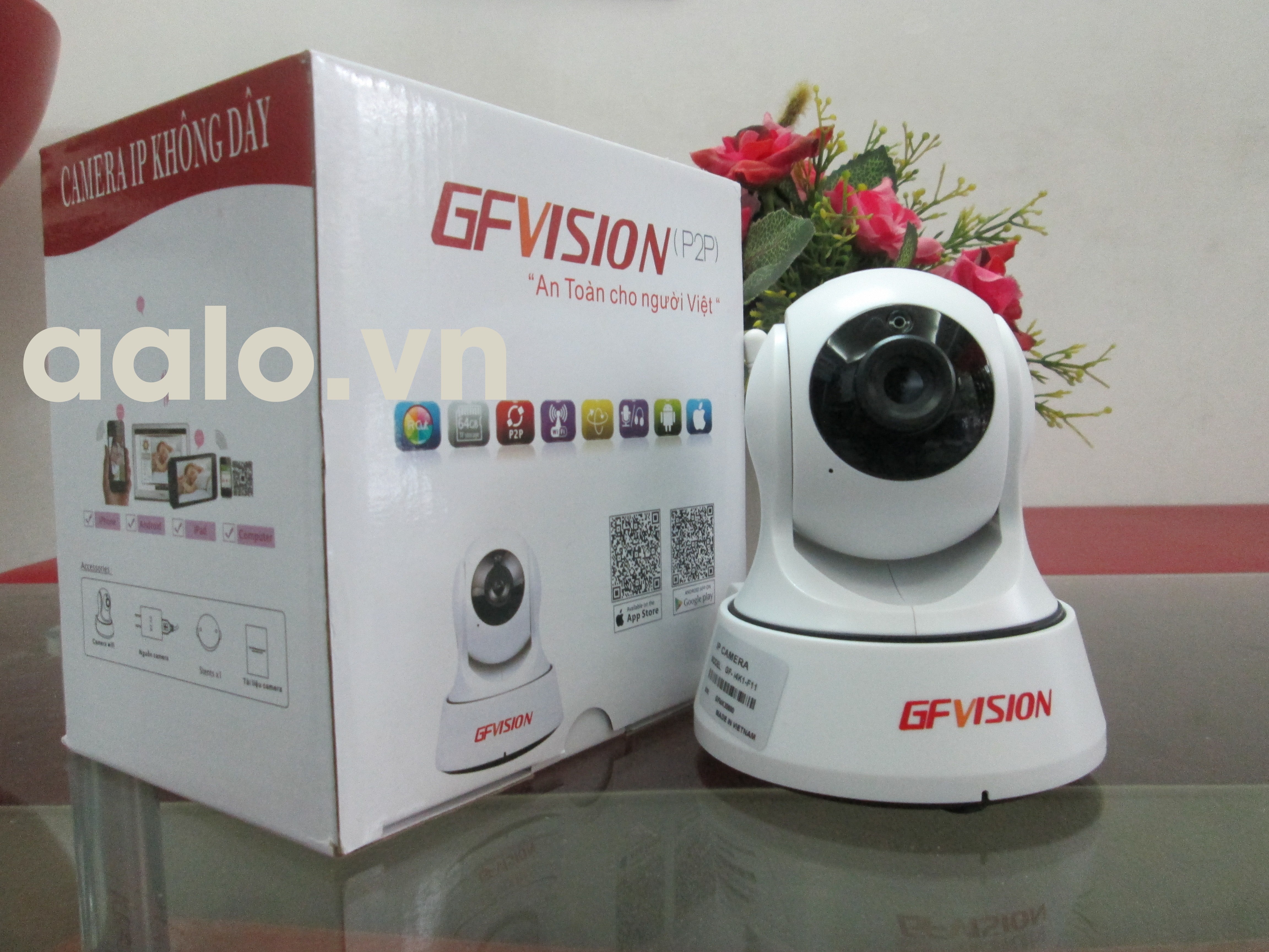 Camera  không dây GFVISION IP P2P Wifi