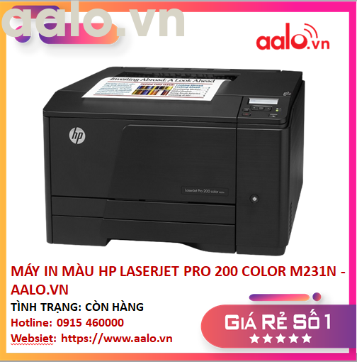 MÁY IN MÀU HP LASERJET PRO 200 COLOR M231N - AALO.VN