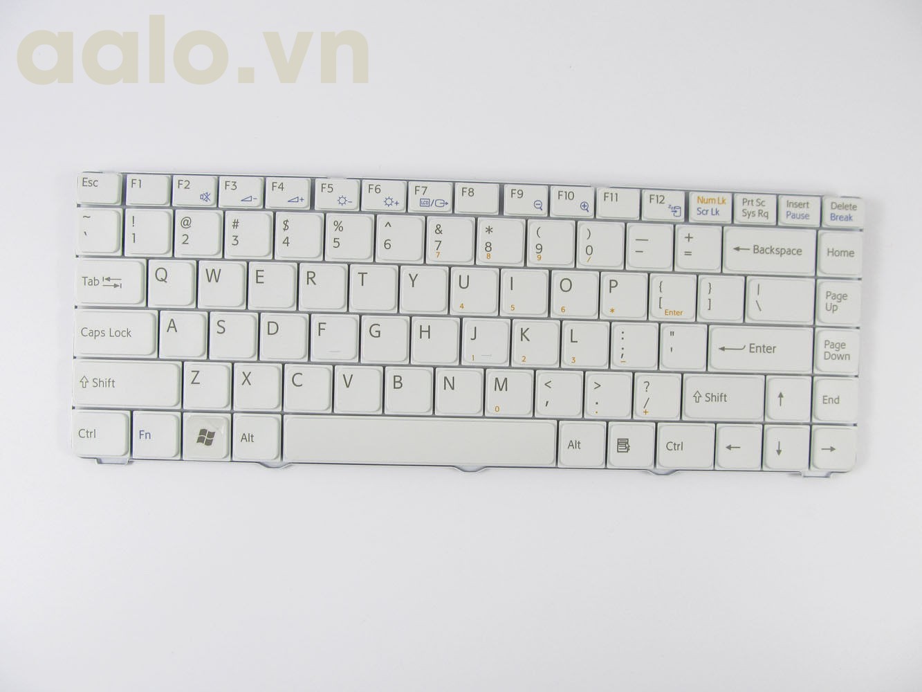 Bàn phím laptop Sony Vaio  VGN-NR VGN-NS V072078AS2 53010BM03-203-G Laptop Keyboard US White- keyboard Sony