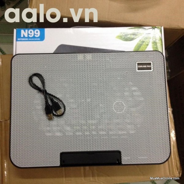 Đế tản nhiệt laptop N128 ( 2 fan nhỏ )