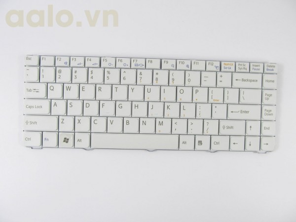 Bàn phím laptop Sony Vaio  VGN-NR VGN-NS V072078AS2 53010BM03-203-G Laptop Keyboard US White- keyboard Sony