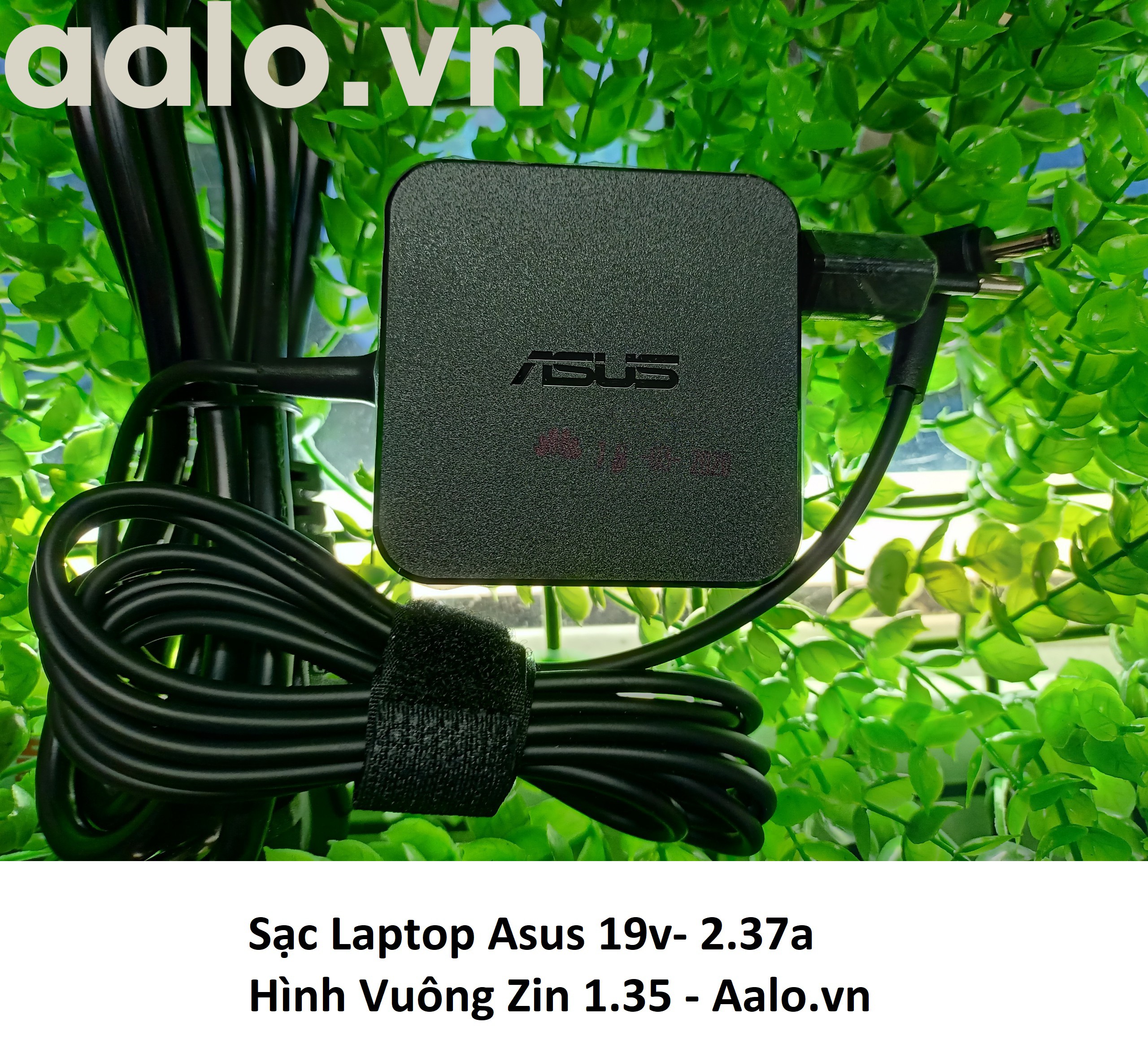 Sạc Laptop Asus 19v- 2.37a Hình Vuông Zin 1.35