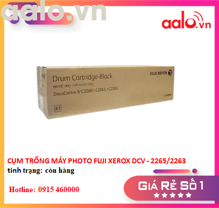 CỤM TRỐNG MÁY PHOTO FUJI XEROX DCV - 2265/2263 ( MÀU ĐEN _XANH _ĐỎ _ VÀNG )  - AALO.VN 