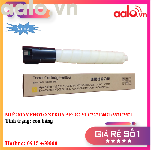 MỰC MÁY PHOTO XEROX AP/DC-VI C2271/4471/3371/5571 (VÀNG) - AALO.VN