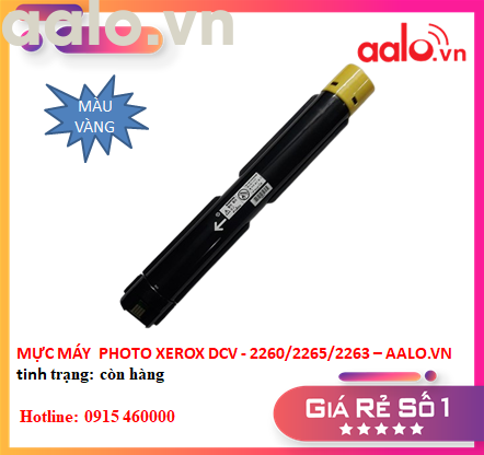 MỰC MÁY PHOTO XEROX DCV - 2260/2265/2263 (MÀU VÀNG )  - AALO.VN 