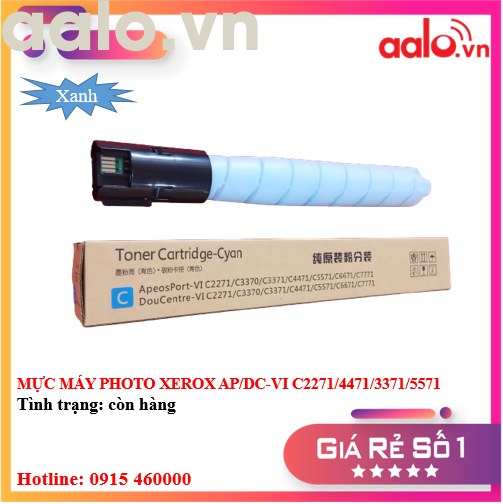 MỰC MÁY PHOTO XEROX AP/DC-VI C2271/4471/3371/5571 (XANH) - AALO.VN