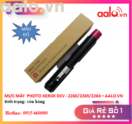 MỰC MÁY PHOTO XEROX DCV - 2260/2265/2263 (MÀU ĐỎ) - AALO.VN  