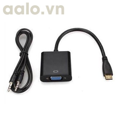  Cable Micro HDMI to VGA 20cm + audio box