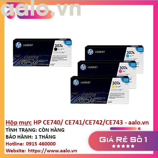 Hộp mực HP CE740/ CE741/CE742/CE743 dùng cho máy in HP CP 5220/5225n/dn/Canon LBP9650CI/9510C/9600/9500/9200/9100C - aalo.vn