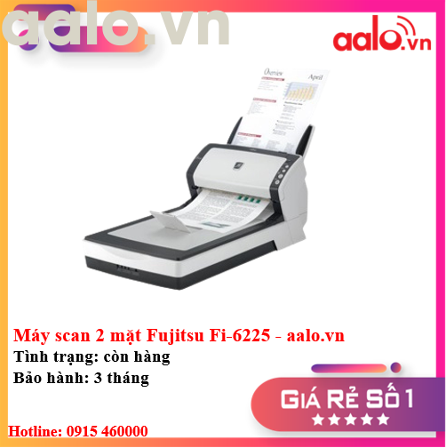 Máy scan 2 mặt Fujitsu Fi-6225 - aalo.vn