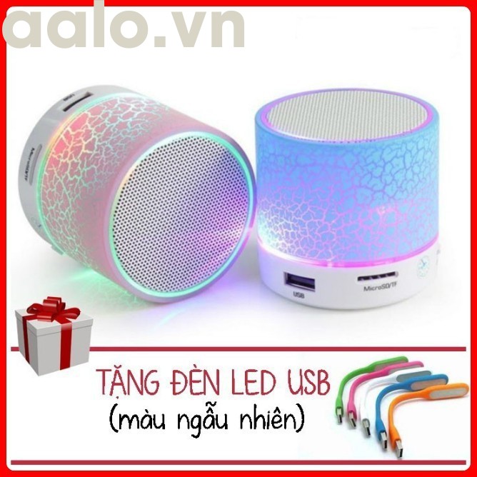 Loa mini A9 bluetooth Có đèn led nháy theo nhạc (Tặng 1 Đèn LED USB Siêu Sáng) - aalo.vn