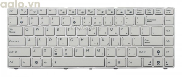 Bàn phím Laptop Asus K42, K42D, K42F, K42N trắng