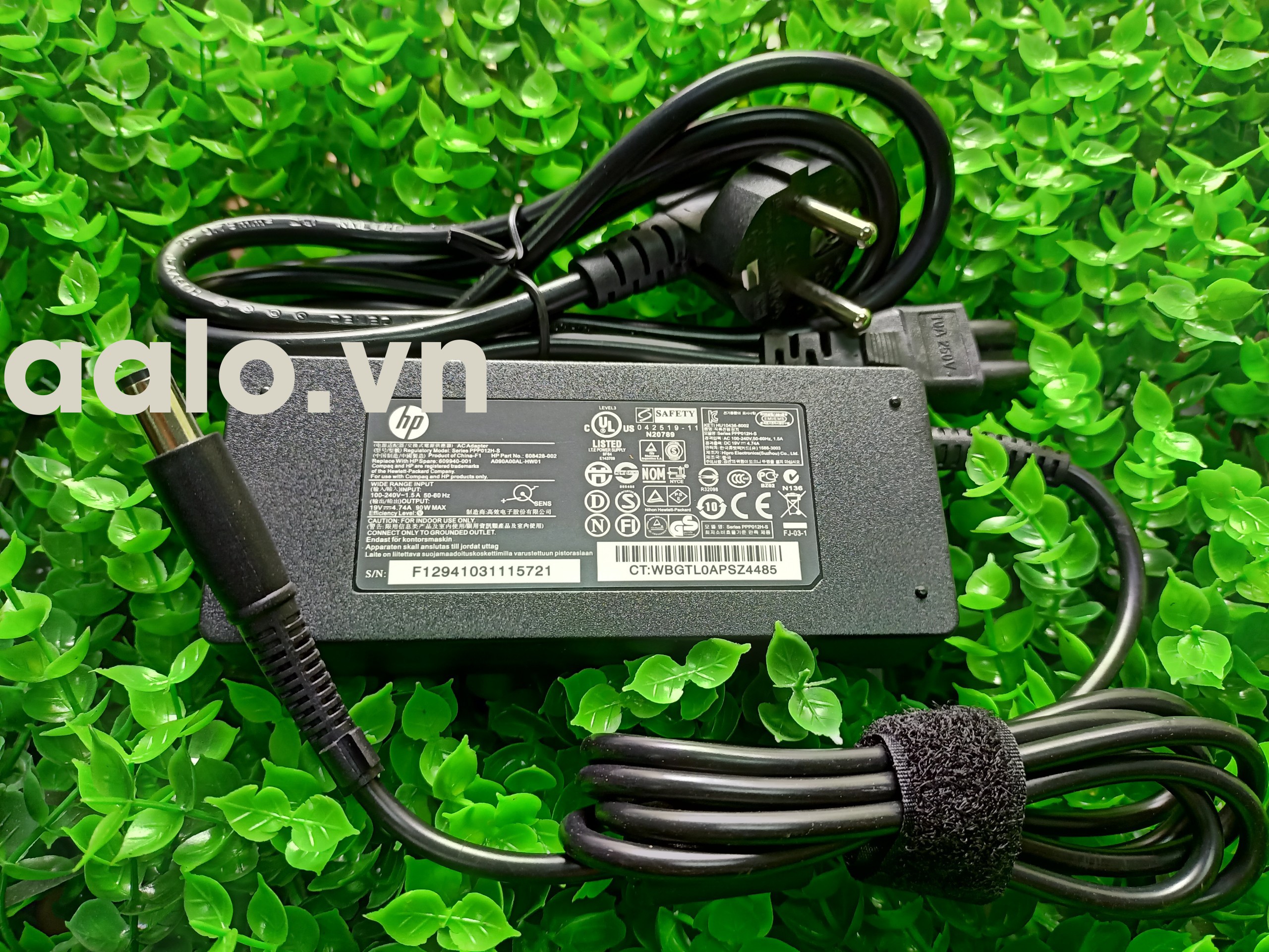 Sạc laptop hp 19v- 4.74a  90w chân kim to - aalo.vn